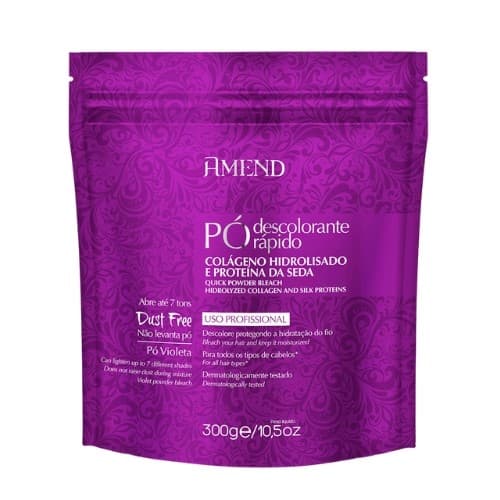 AMEND PO DESCOLORANTE 300G OLEO MACADAMIA E OLEO DE ARGAN