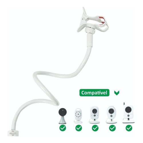 Suporte Para Câmera De Babá Eletrônica Tak Tark C/ Presilha