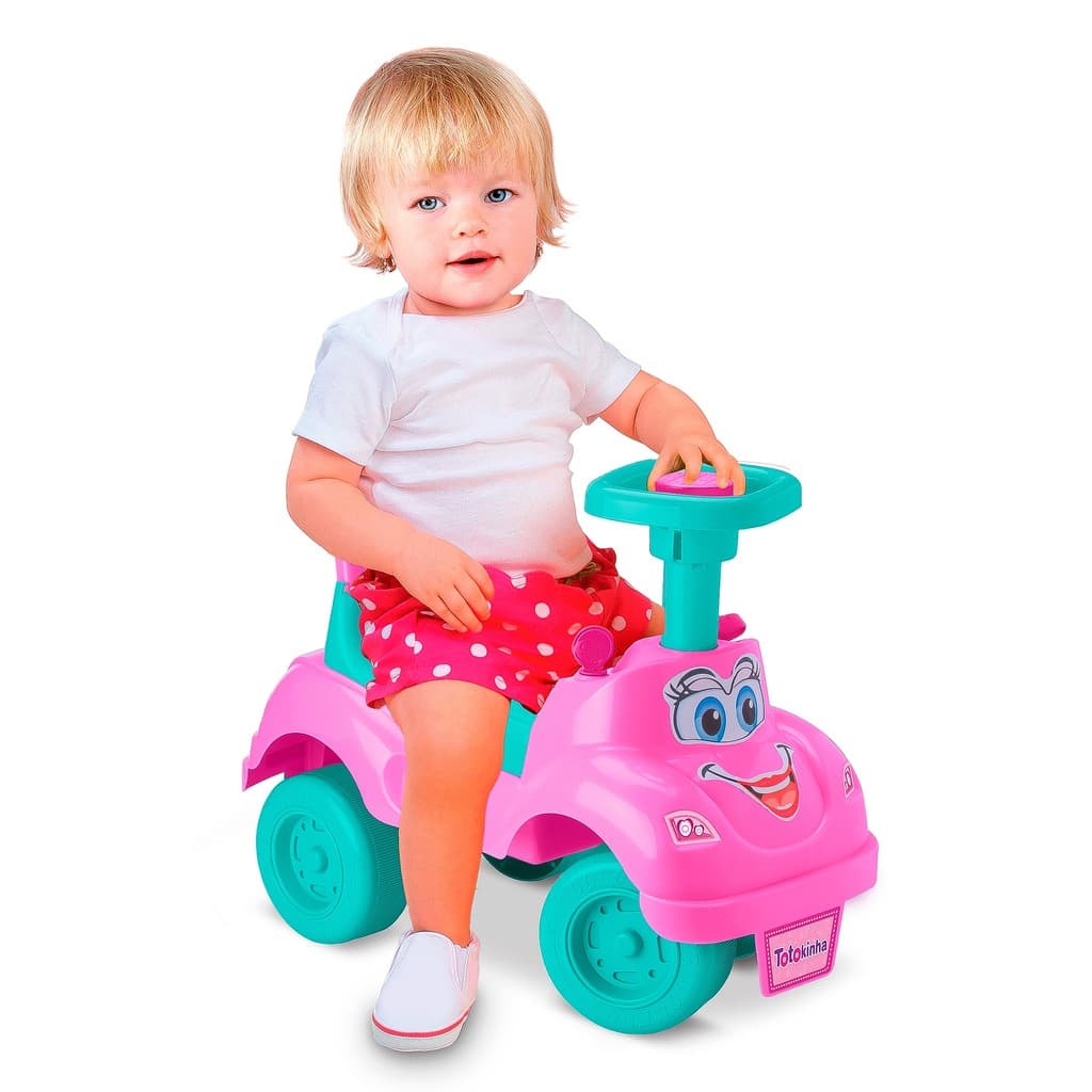 Totokinha Triciclo Infantil Rosa Brinquedo Peças de Encaixar - Cardoso Toys