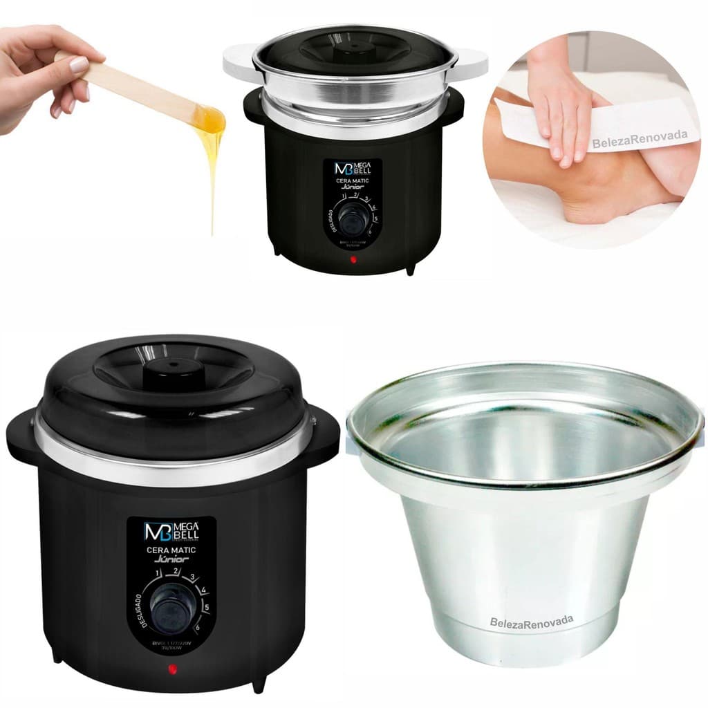 Aquecedor De Cera Panelinha Termocera Depilação + Refil 400G
