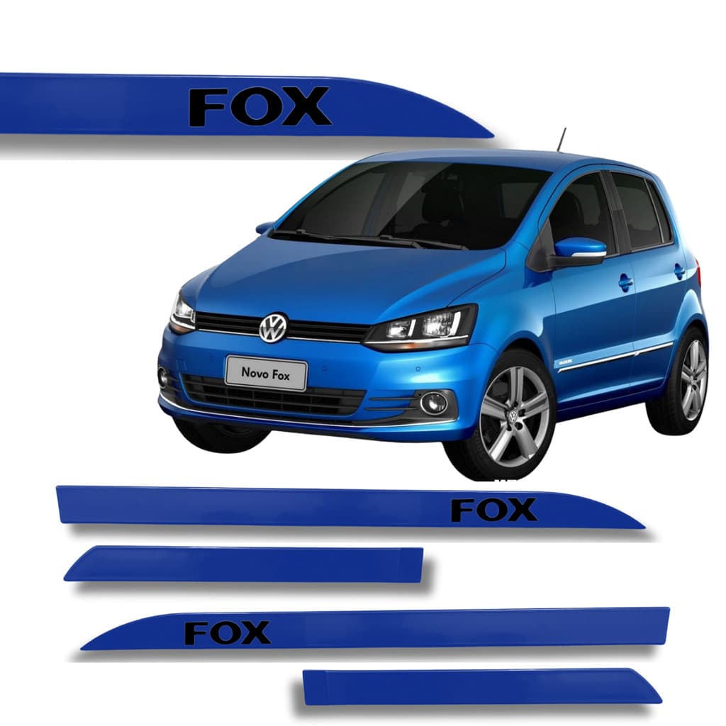 Friso Porta Lateral Volkswagen Fox Azul Silk 2012 até 2022