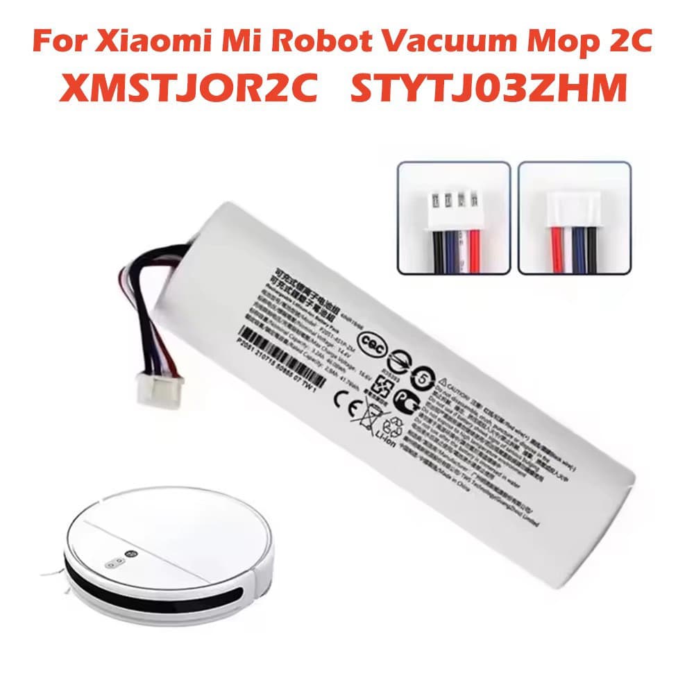 Bateria Original Para Xiaomi Mi Robô Aspirador Mop 2C XMSTJQR2C STYTJ03ZHM P2051-4S1P-ZM