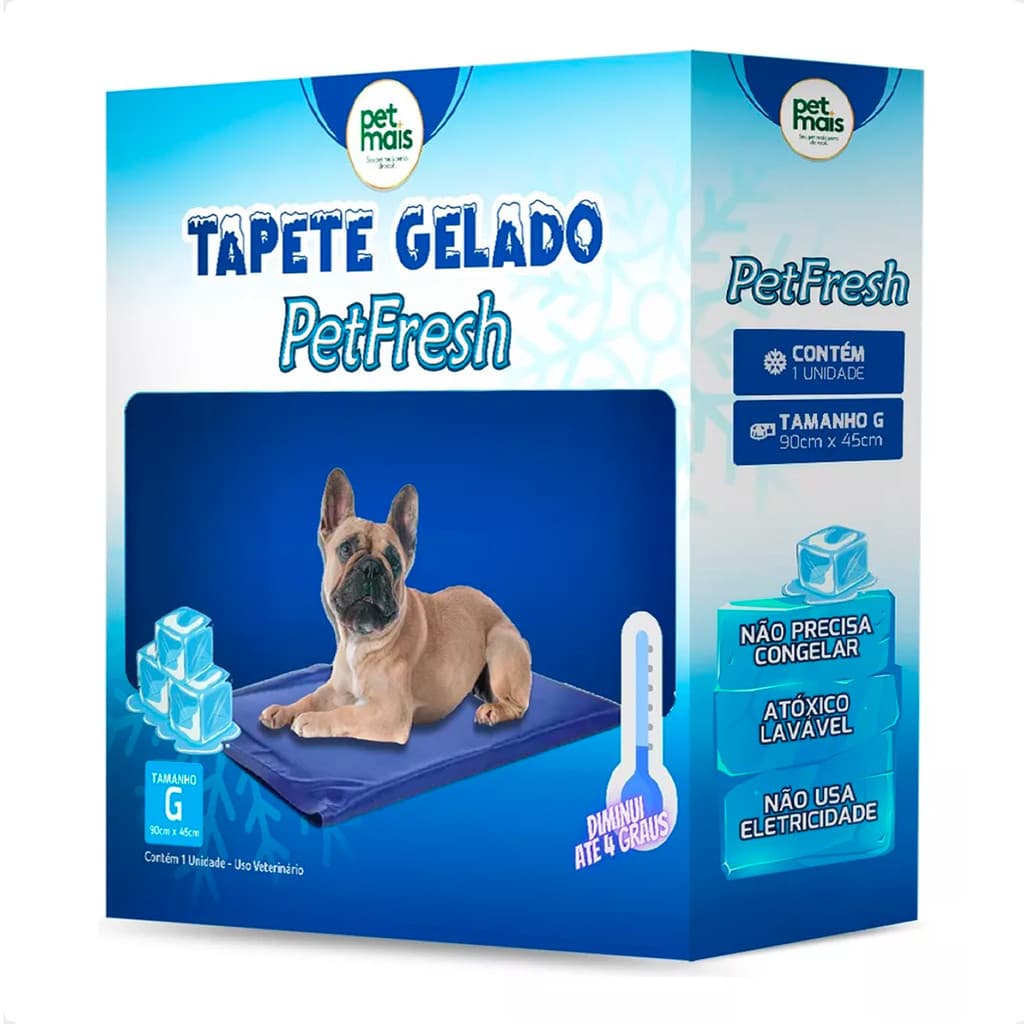 Tapete Gelado PetFresh petmais 90x45 para Cães - Tamanho G