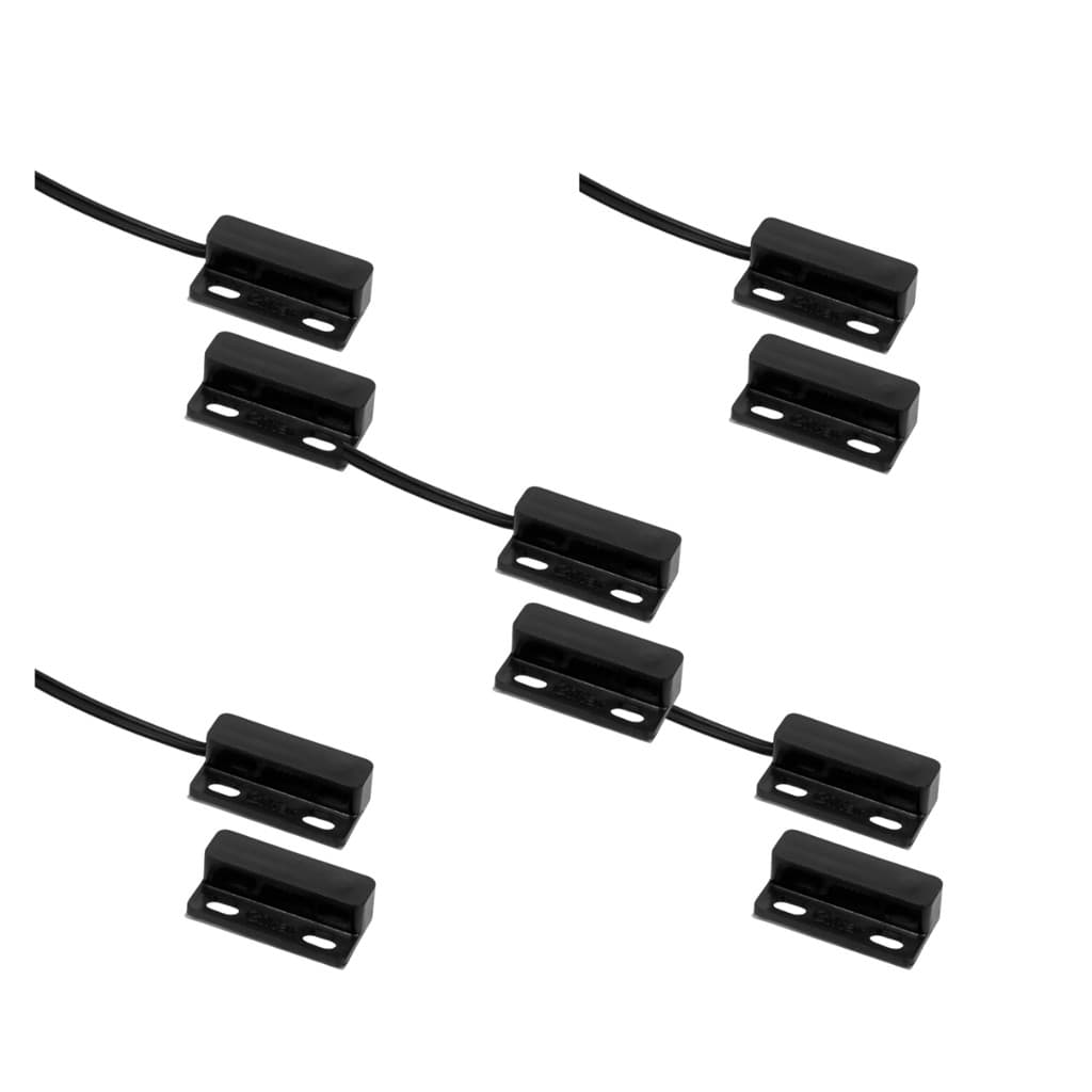 Kit 5 Sensor Magnético Pequeno Alta Precisão Para Alarmes Porta e Janela