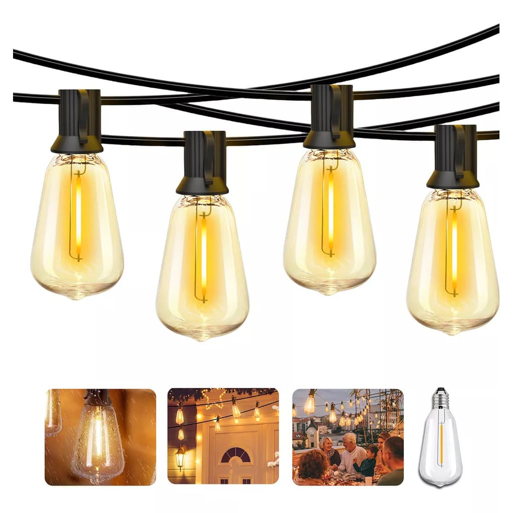 30m Incluindo Decoração De Festão De Corda De Luz Lâmpada 110V