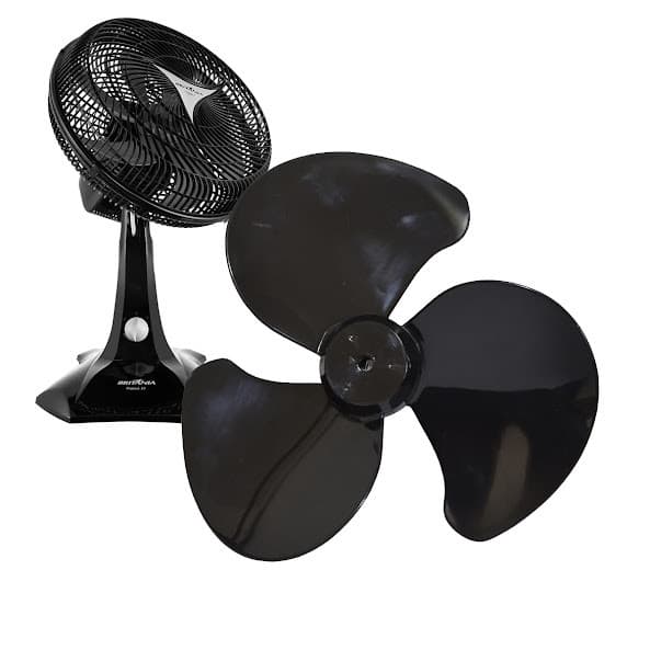 HÉLICE PARA VENTILADOR BRITÂNIA 3 PAS 30CM |  PROTECT 30 | PROTECT 30 TURBO |  B30 SILENCIUM | COR: PRETO