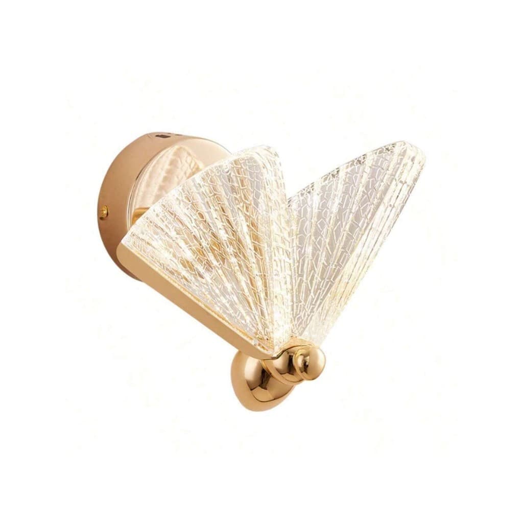 Pendente Moderno Luminária Borboleta Gold Bivolt