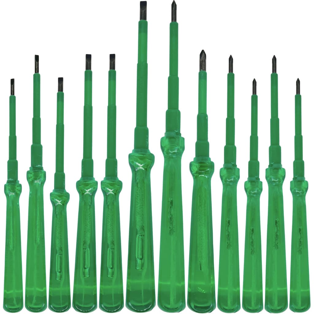 Jogo Chave De Fenda Phillips Isolada Imantado 1000V Profissional 12 Peças kit ferramenta philips