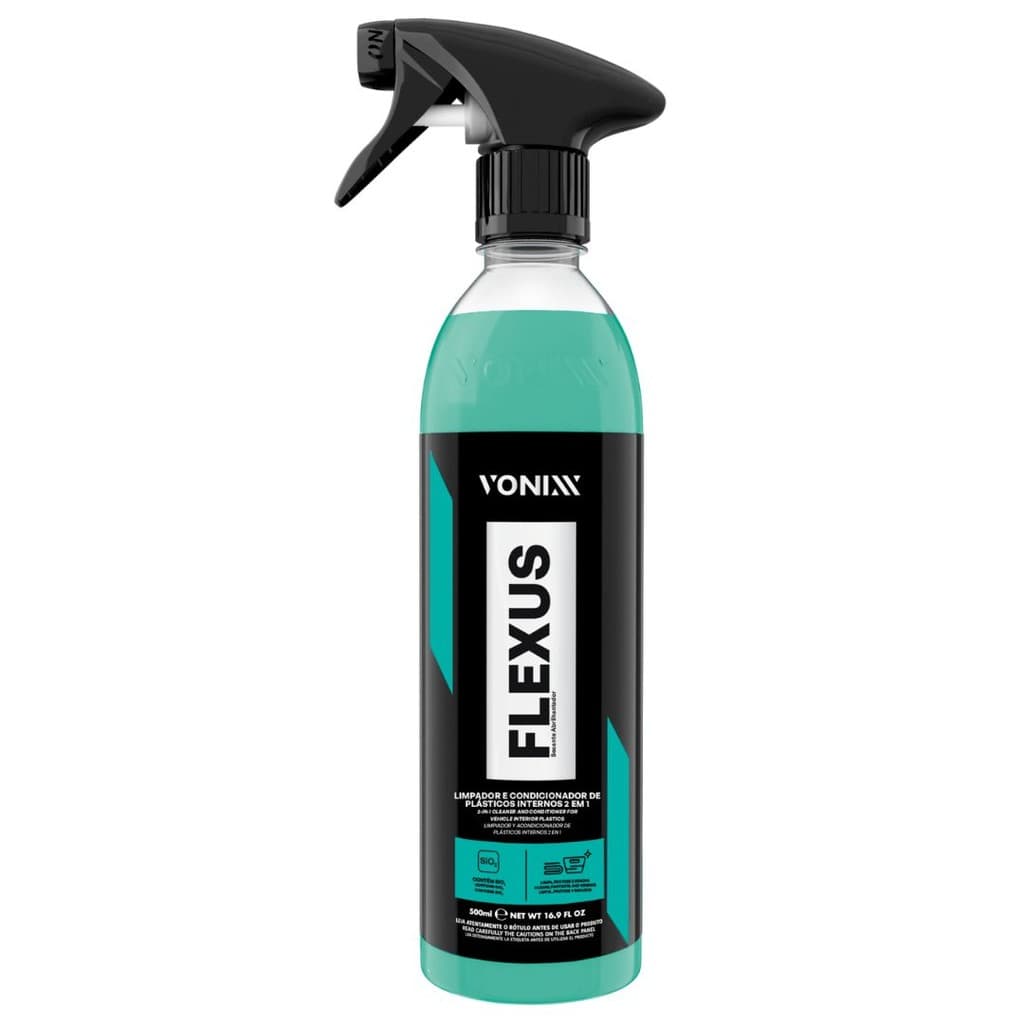 Flexus Limpador e Renovador de Plásticos Internos 2 em 1 Vonixx