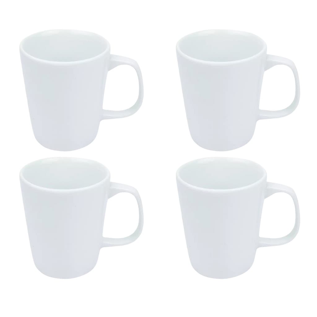 DIRETO DA FÁBRICA - Conjunto 4 Canecas 250ml em Porcelana