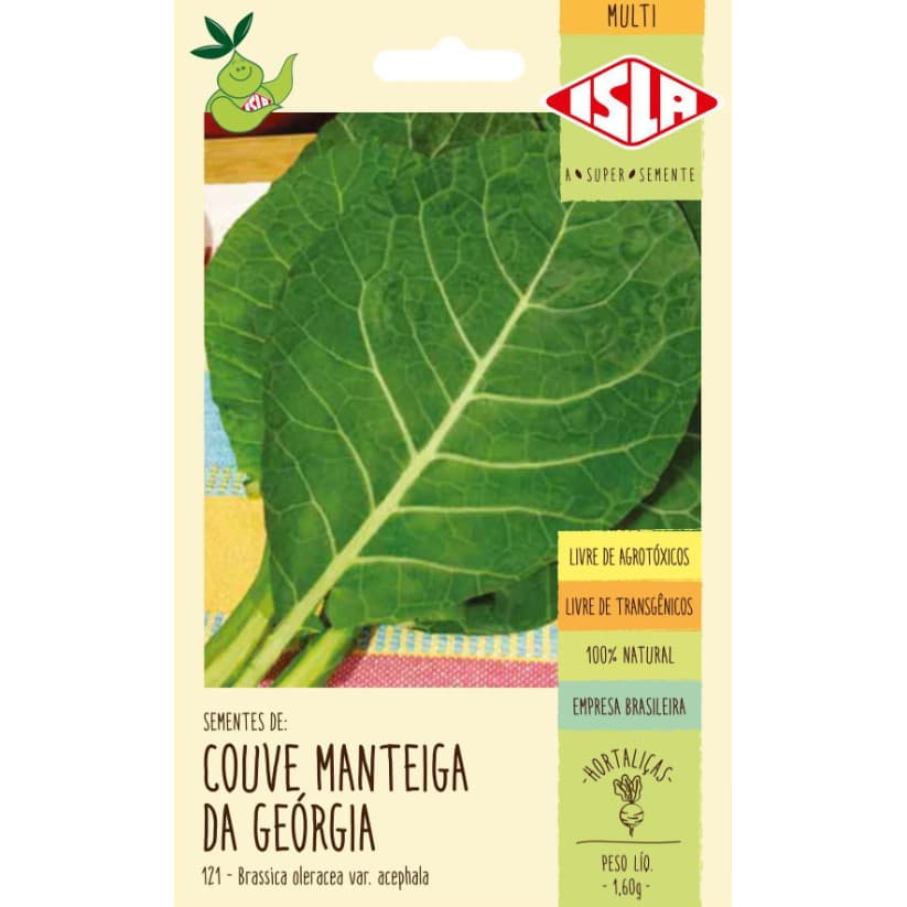 Sementes de Couve  Manteiga da Geórgia - 500mg - Isla Original