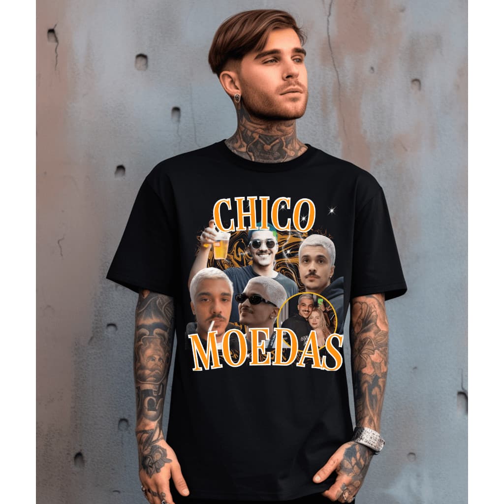 Camisa Camiseta CHICO MOEDAS – EDIÇÃO MEME moda 2025✨