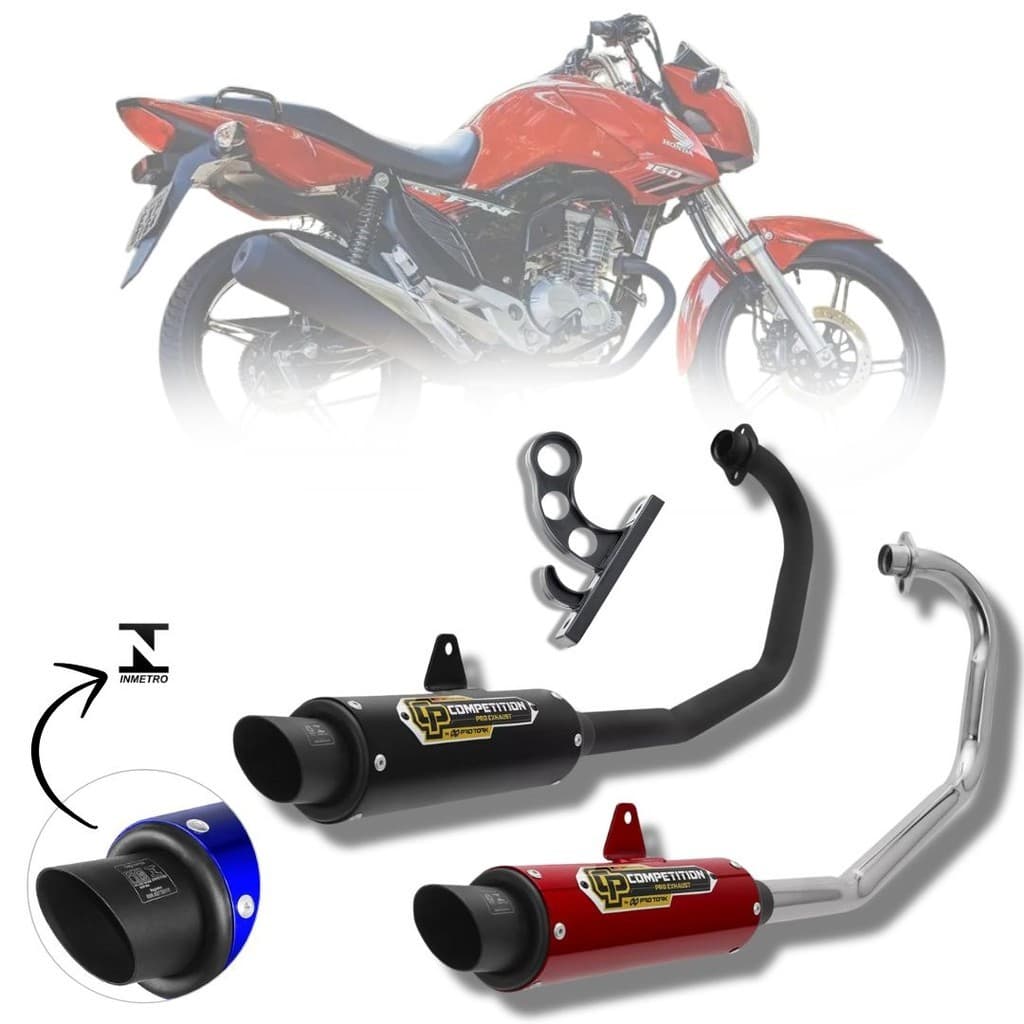 Ponteira Esportivo Fan 160 Mais Suporte Capacete 2016 a 2024 Para Moto Pro Tork Competition