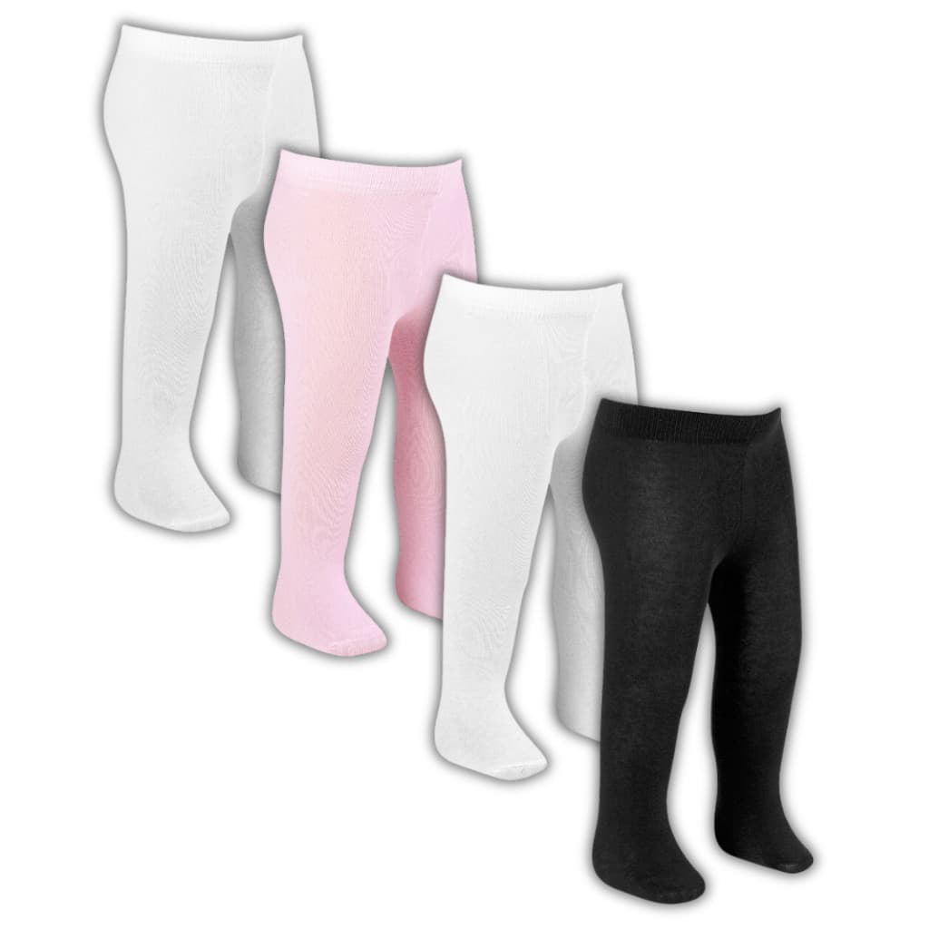 Kit 2 Meia Calça Infantil Grossa Frio Inverno Bebê 0 PP - 0 a 12 Meses