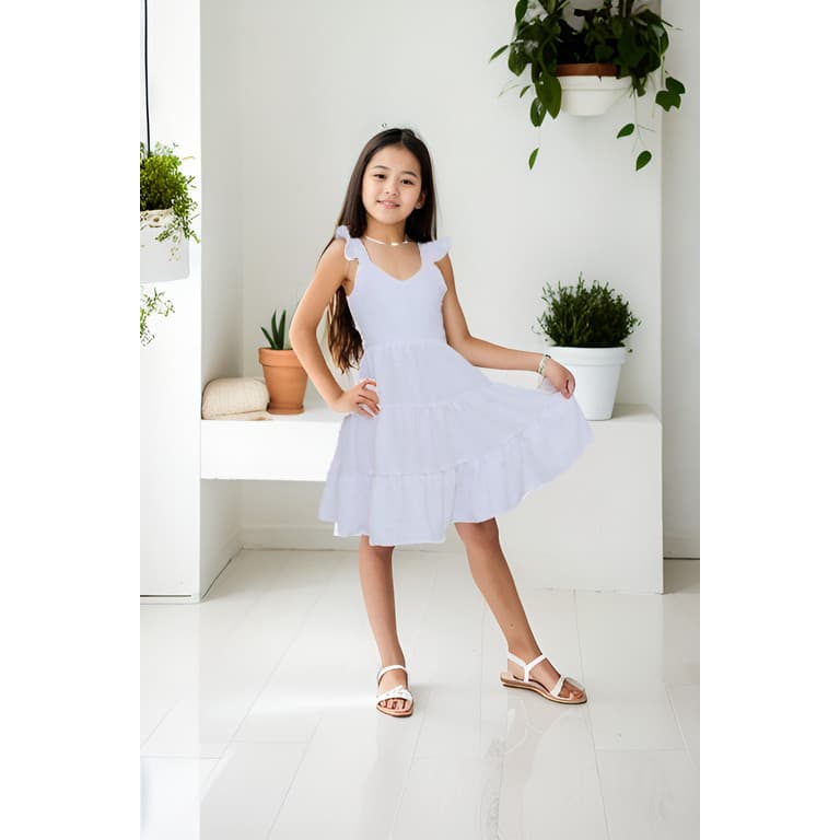 Vestido Infantil Juvenil  Brilhante Tres Marias Tamanho 2 ao 12 anos - Envio Imediato