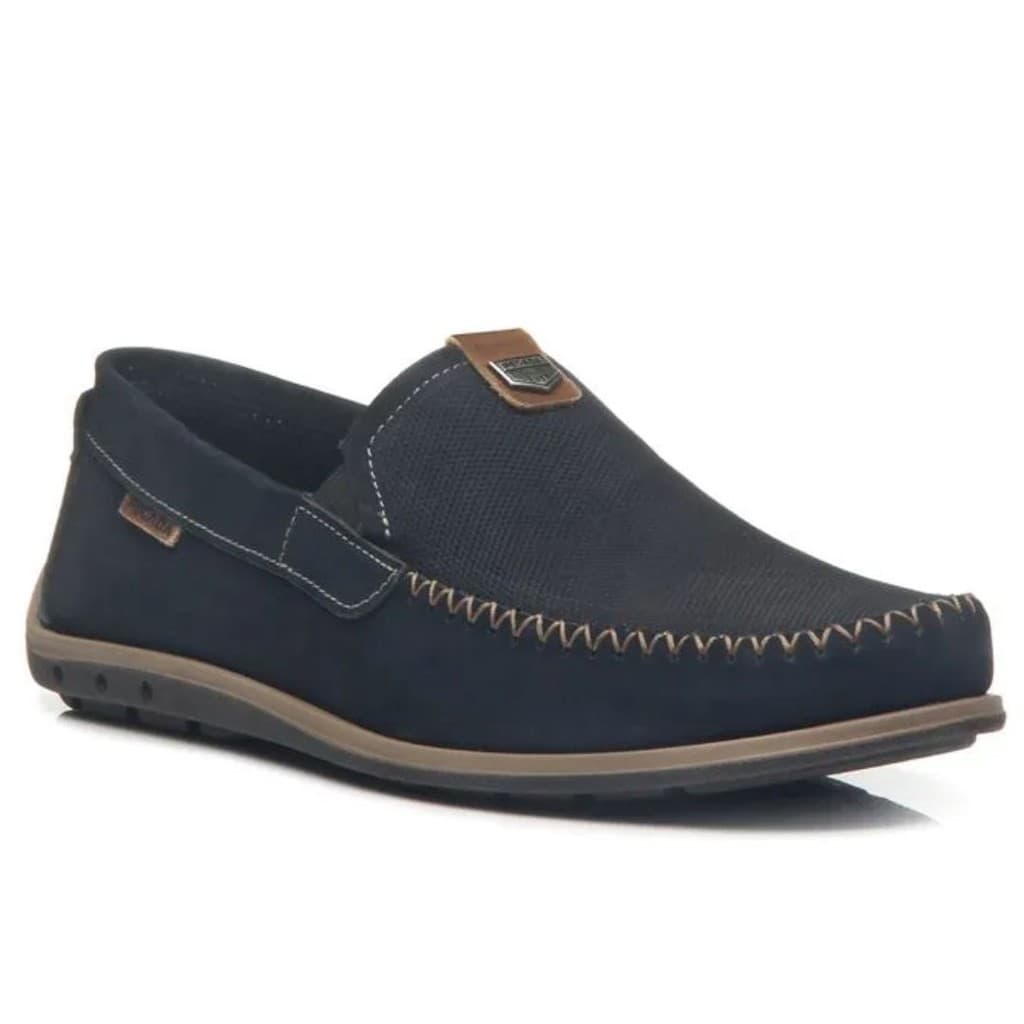 Mocassim Pegada Masculino em Couro 141603