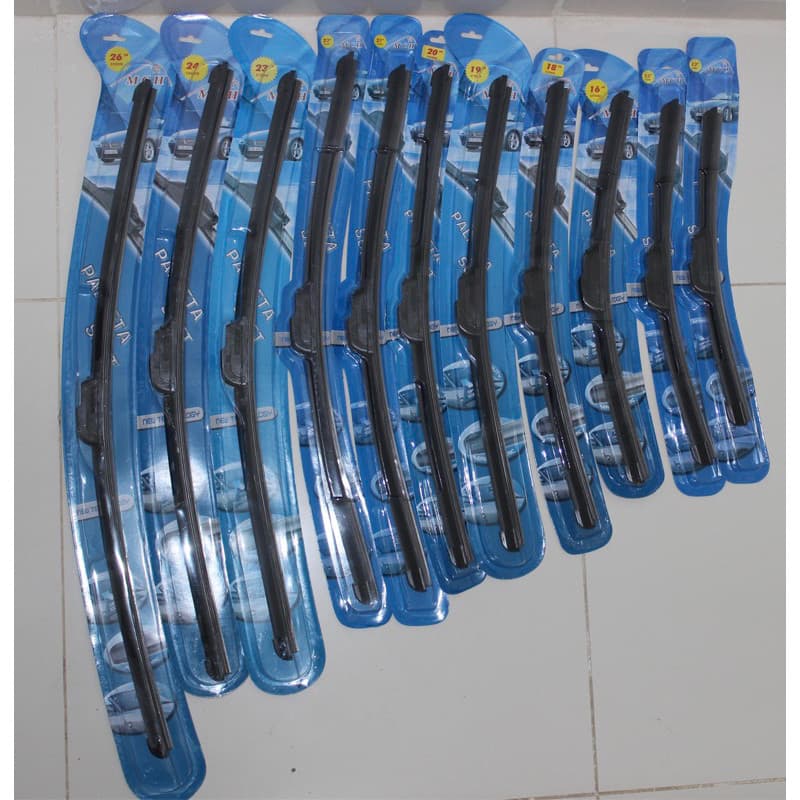 (REF:D-PD) UNIDADE de Palheta  Limpador de Parabrisa Para Carro Vidro Silicone MCH Gancho Dianteiras
