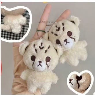 Kpop NCT Doyoung Taeyong Cheetah Lee Plush Chaveiro Porta-Chaves Lindo Pingente De Bolsa