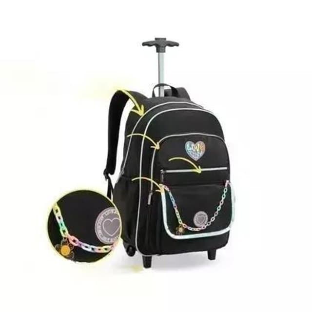 Mochila Carrinho Juvenil 19" Just Corrente Denlex