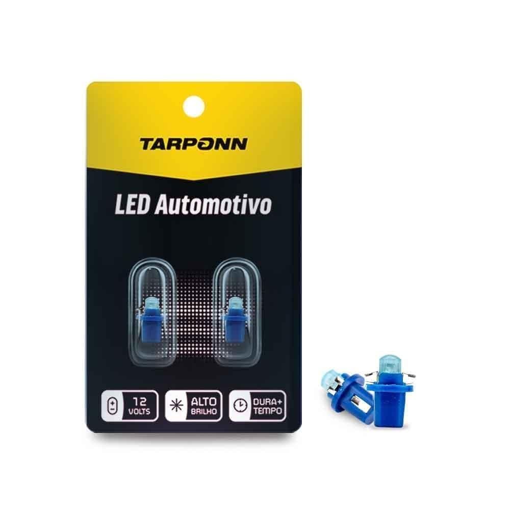 Par Lâmpada Led Pinguinho B8 5d T5 Cob Azul Tarponn