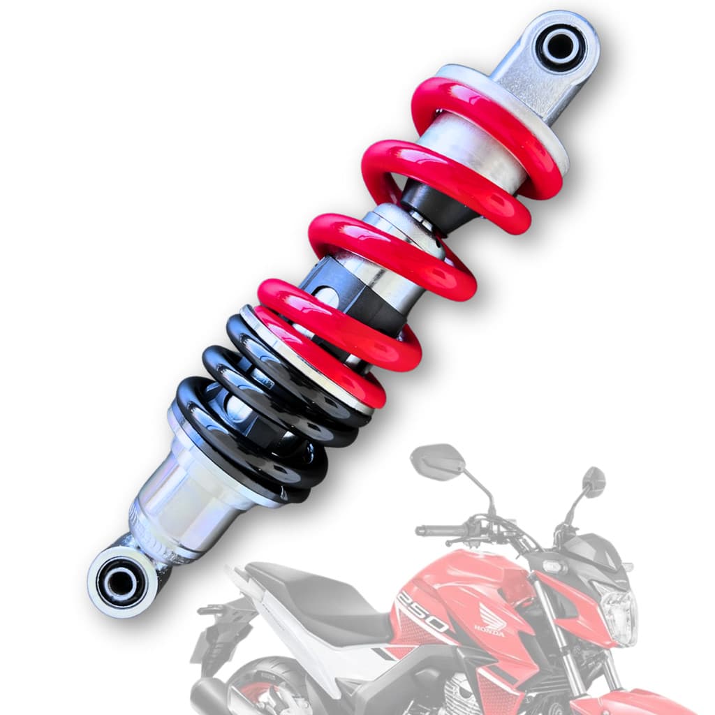 Amortecedor Traseiro Prolink Modelo Original CB250 Twister Ano 2016 2017 2018 2019 2020 2021 2022 Mola Vermelha