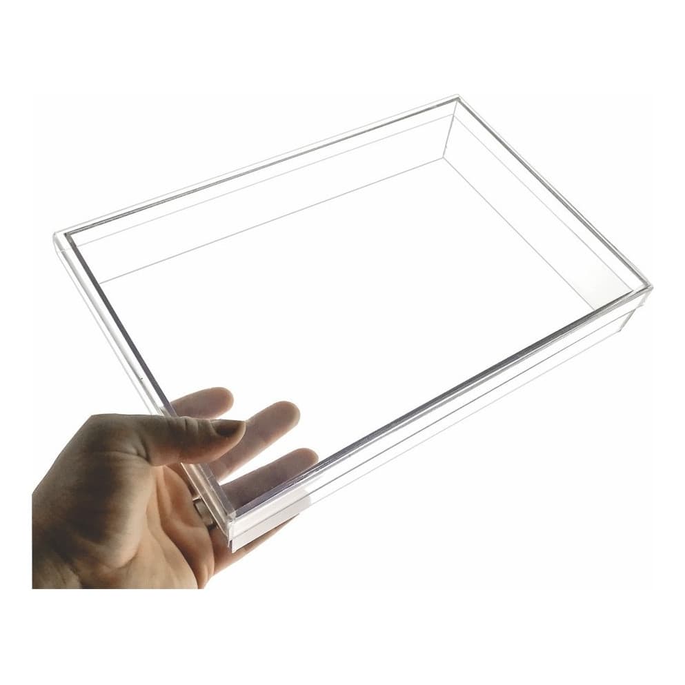 Caixa Acrilica Organizadora Lol Barbie Lego Carrinho 30x20x5 Cor Tampa Presente