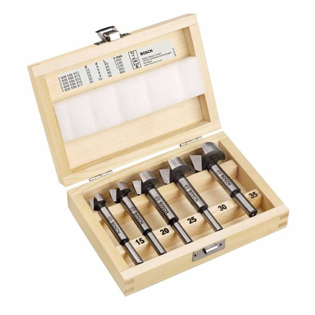 Jogo De Broca Forstner 5 PÇS 2607018395 - BOSCH
