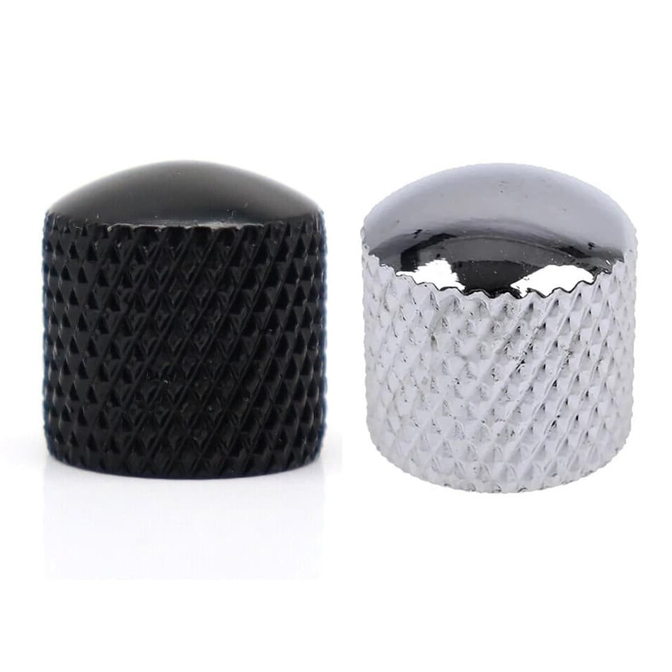 Knob Metal para Potenciômetro Guitarra Baixo Amplificadores Volume Tone