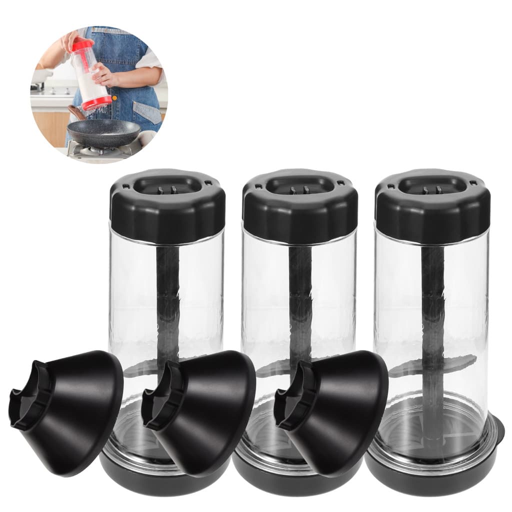 3 Un Tapioqueira Peneira Polvilhador Armazena Tapioca Farinha Cozinha Utensílio