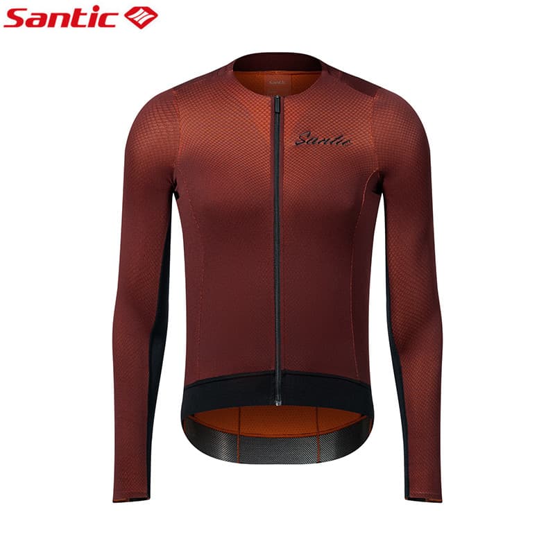 Santic Santic Santic Santic Santic Ciclismo Tops de Manga Comprida Masculino Profissional Bicicleta de Estrada Equipamen