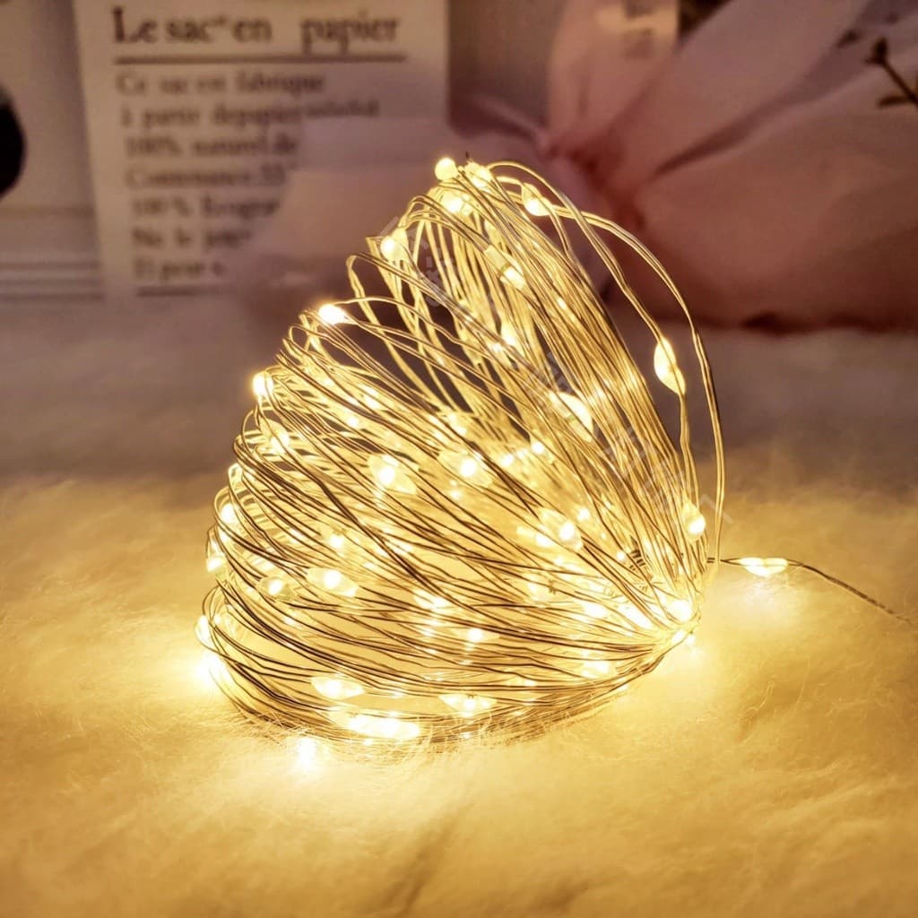 Fio De Fada De 2M Com Luzes De Fadas Led Para Decoração De Casa E Festa De Natal