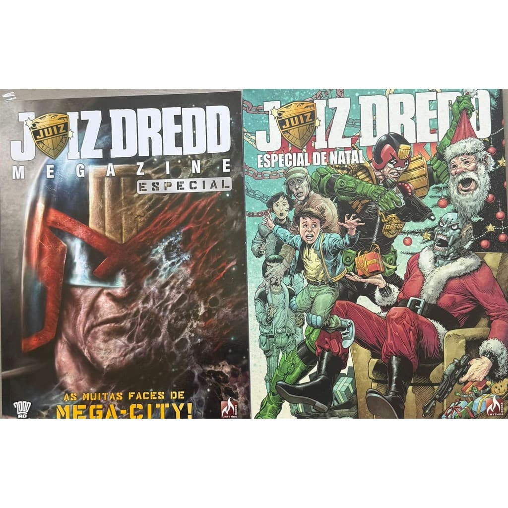 Kit 02 Juiz Dredd Megazine Especial- Editoria Mythos