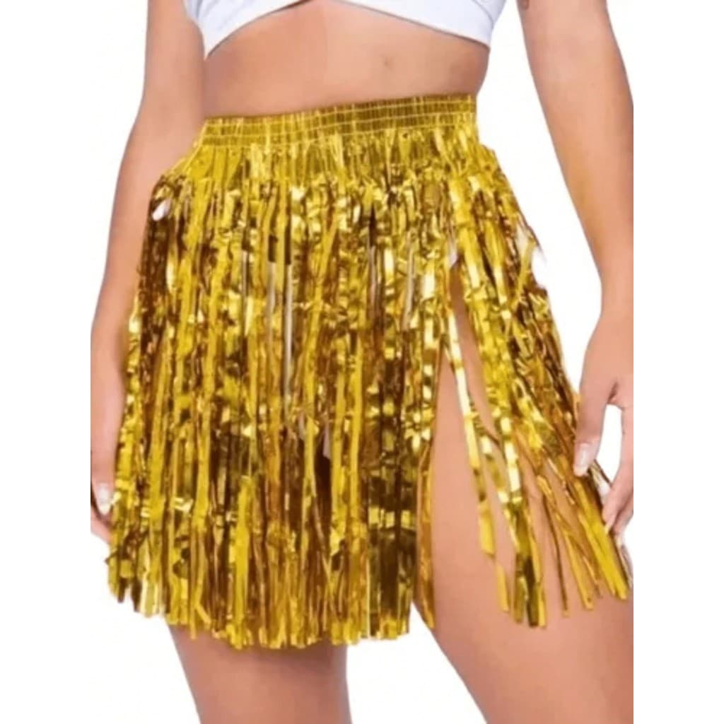 Saia Fitilho Fitas Metalizada - Brilho e Alegria para o Carnaval