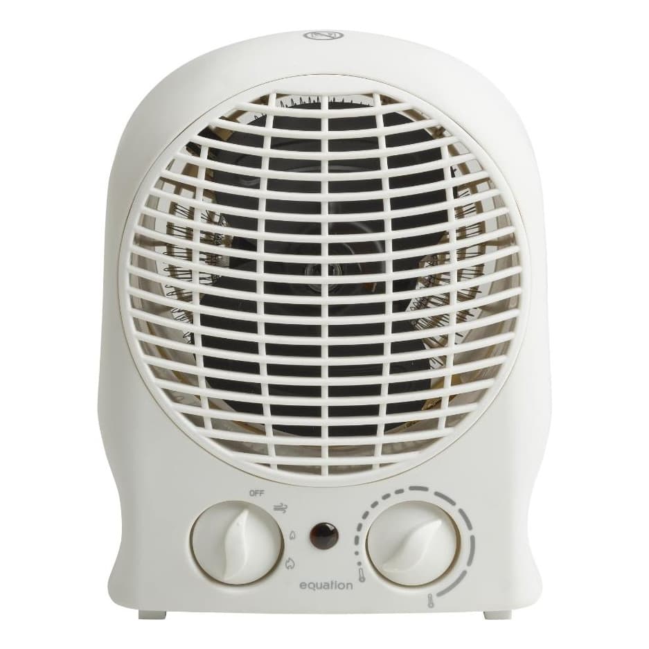 Aquecedor Elétrico Termoventilador Portátil Branco 1500w Flag 4 110v