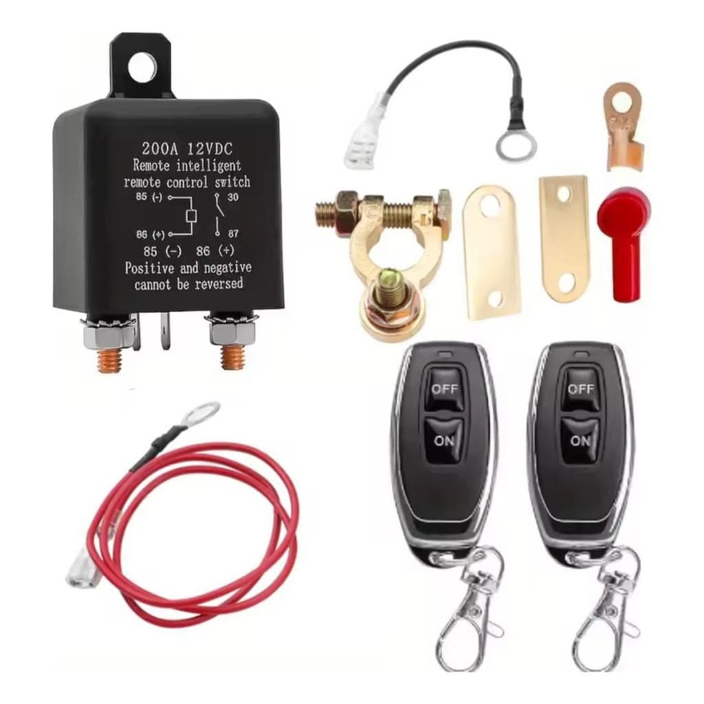 Relé Automotivo Controle Remoto Carro Bateria Duplo Relé 12v