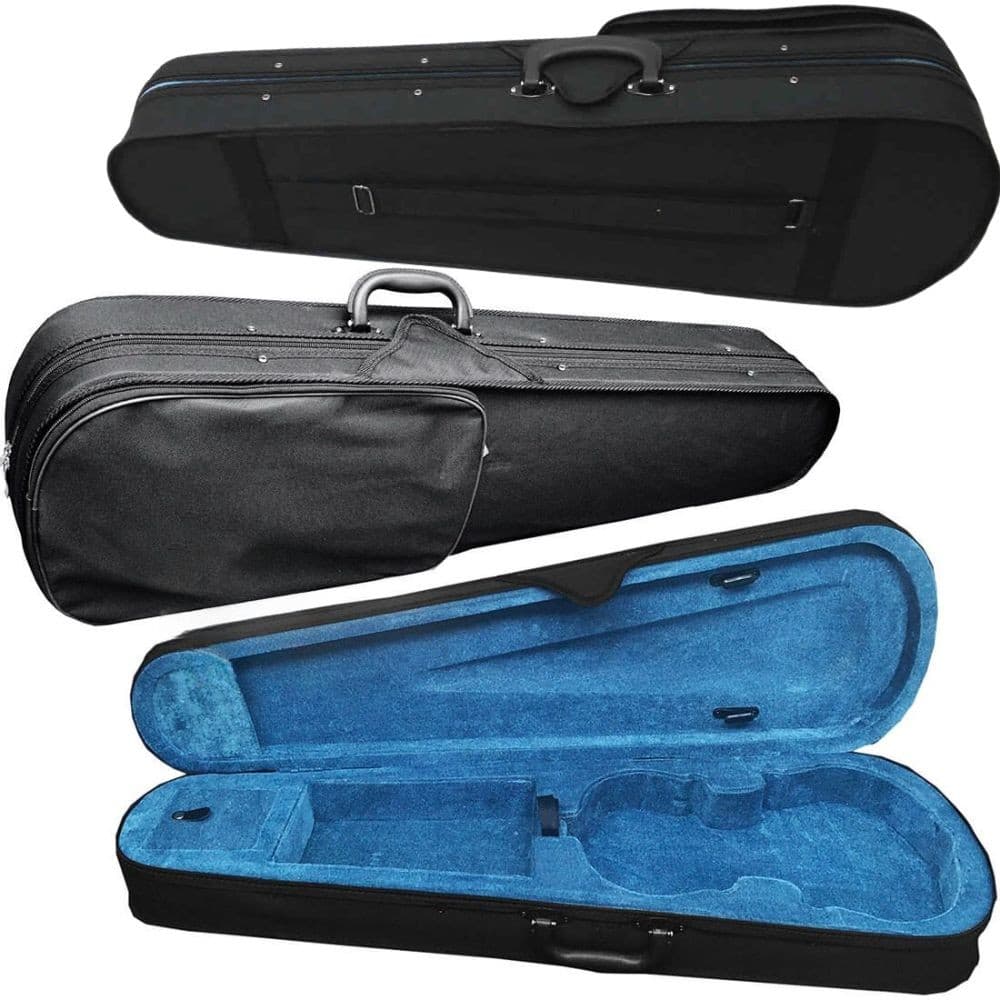 Estojo Case para Violino 4/4 Gota Formato Térmico Formato 2 Arco Alça Mochila Leve Rígido