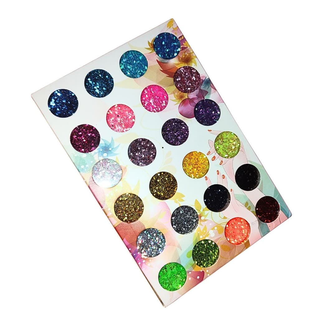 Glitter Flocado 24 Un D&Z Decoração Unhas Nail Art Maquiagem