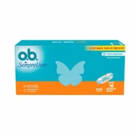 Absorvente Interno OB Sempre Livre ProComfort Super 16 unidades