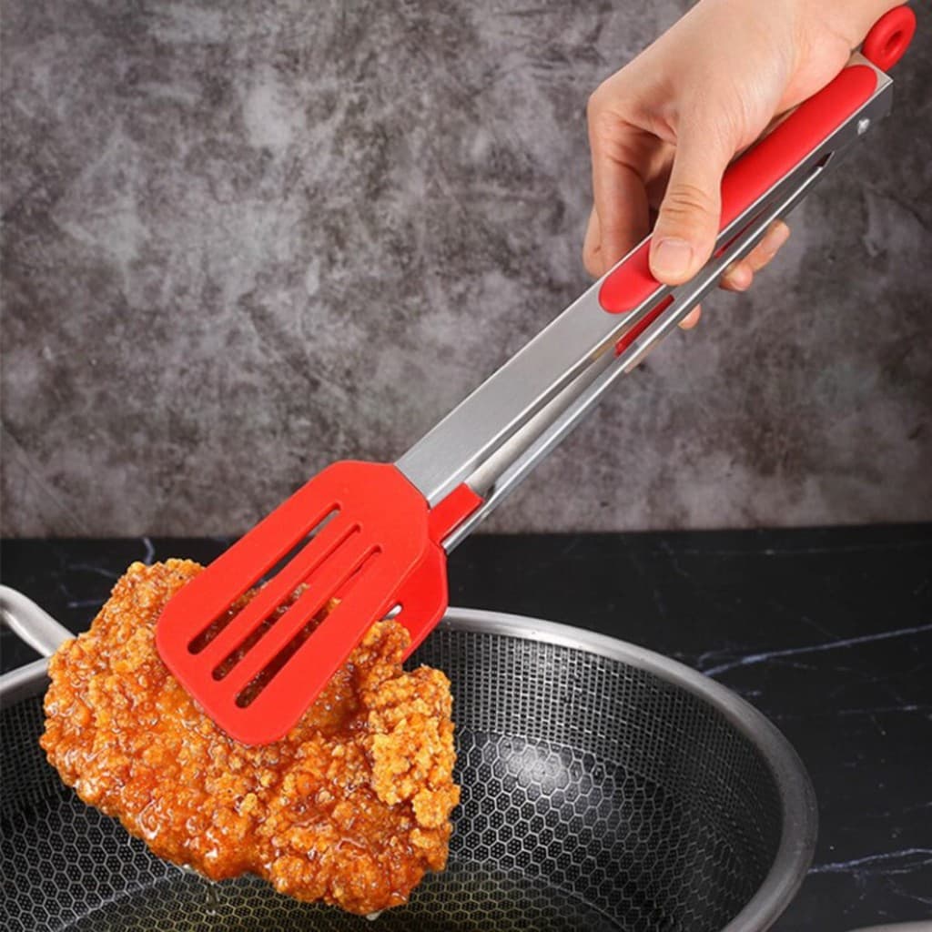 Pegador Espátula em Aço Inox e Silicone