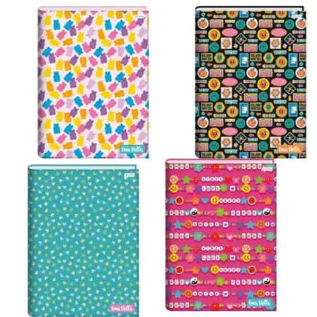 Kit 10 Caderno Brochura Universitário Capa Dura 60 Folhas Stella - Pacote Com 10 Unidades Jandaia