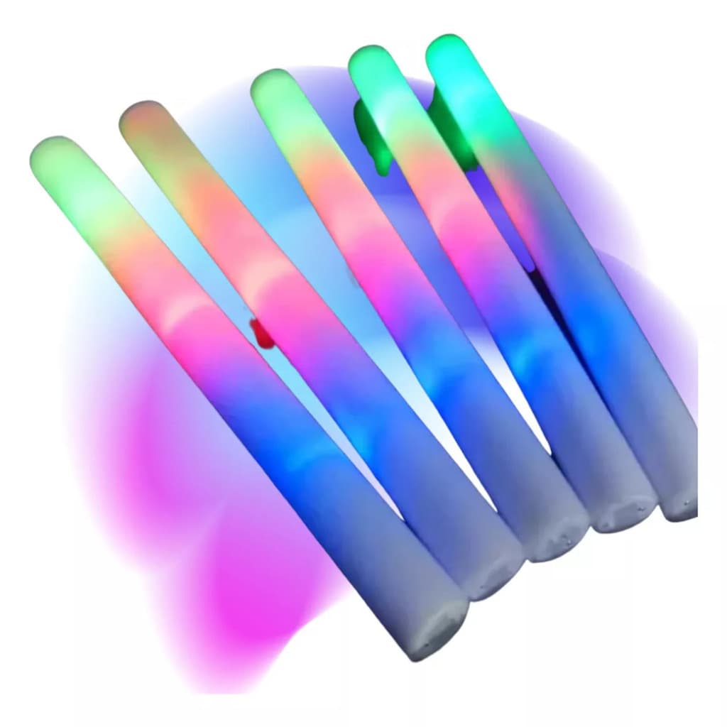 Kit 15 Bastão Led Balada Festa Neon Pisca -Para Casamento Formatura Festas E Eventos