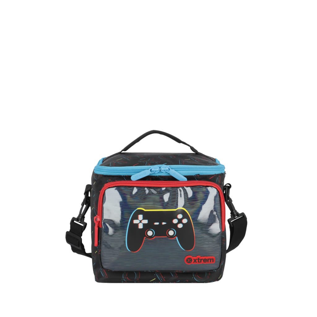 Lancheira Infantil Térmica Oregon Gamer Preta