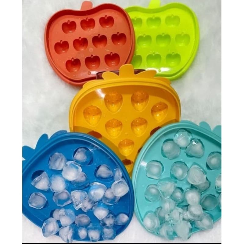 Forma de gelo formato maçã / Gelo colorido
