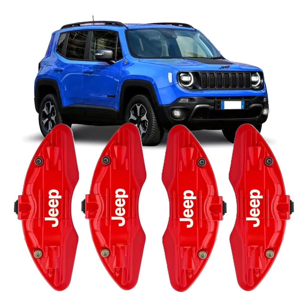 Capa Pinça De Freio 4pç C/ Travas Jeep Renegade 2015 A 2025