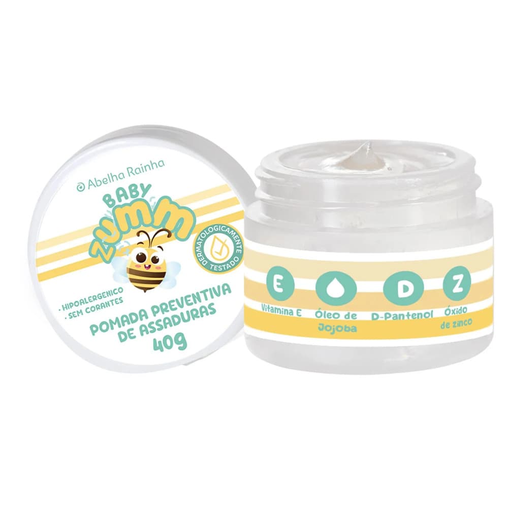 Abelha Rainha Baby Zumm Pomada Preventiva de Assaduras - 40g