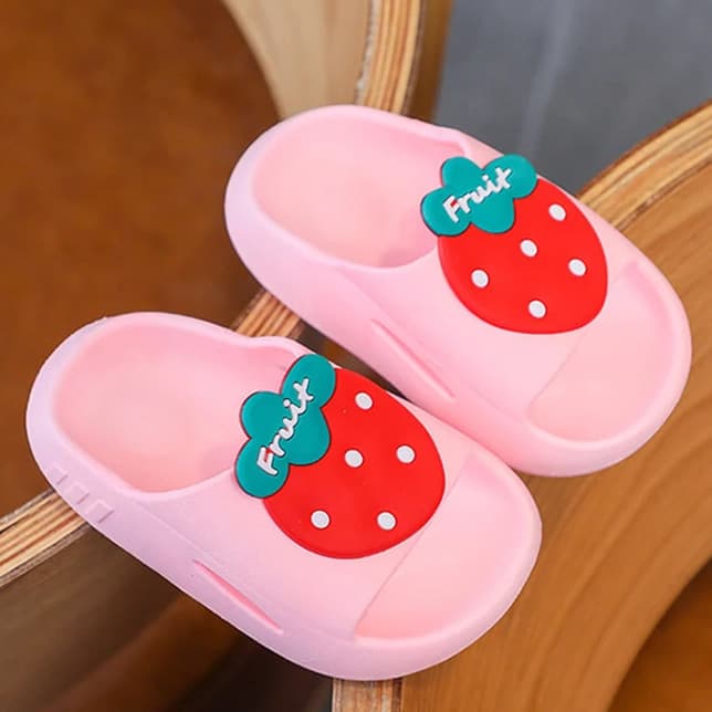 Chinelo Nuvem Fruta Slide Infanto Juvenil Garota Fashion