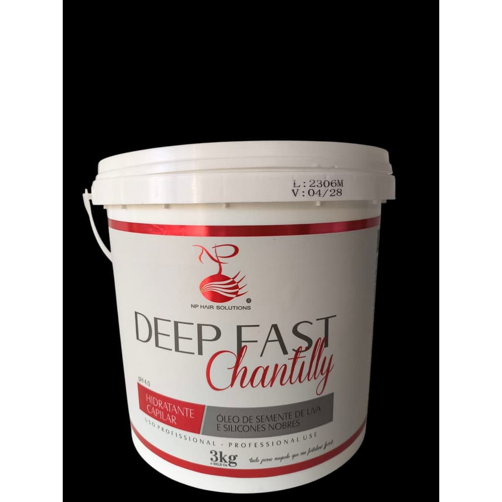 NP HAIR DEEP FAST CHANTILLY 3Kg HIDRATAÇÃO