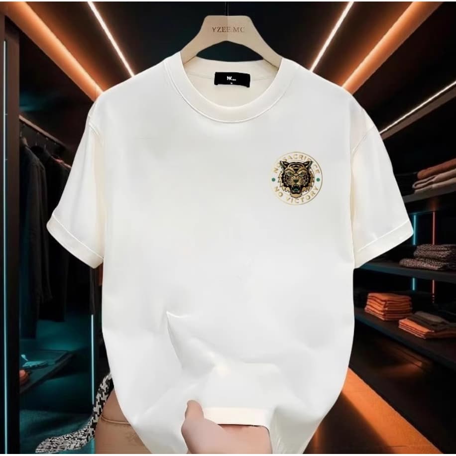 BEAST FASHION Camiseta larga de algodão, moda esportiva Camiseta Oversized Streetwear