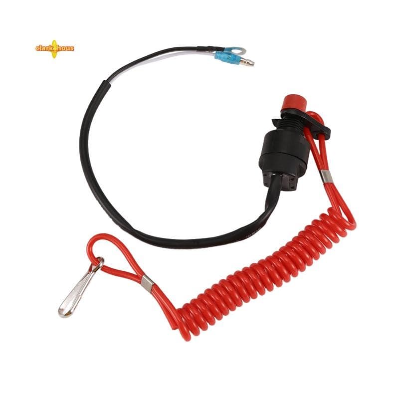 Interruptor De Parada De Emergência Do Motor Barco Para/Popa Interruptores Cortados Com Cordão De Segurança