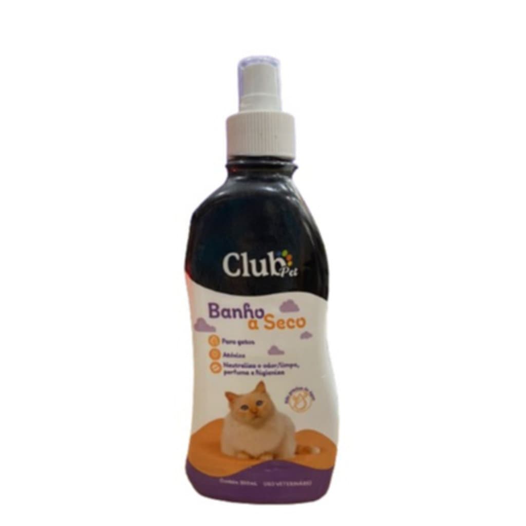 Banho A Seco Spray  Para Gatos Club Pet - 300m